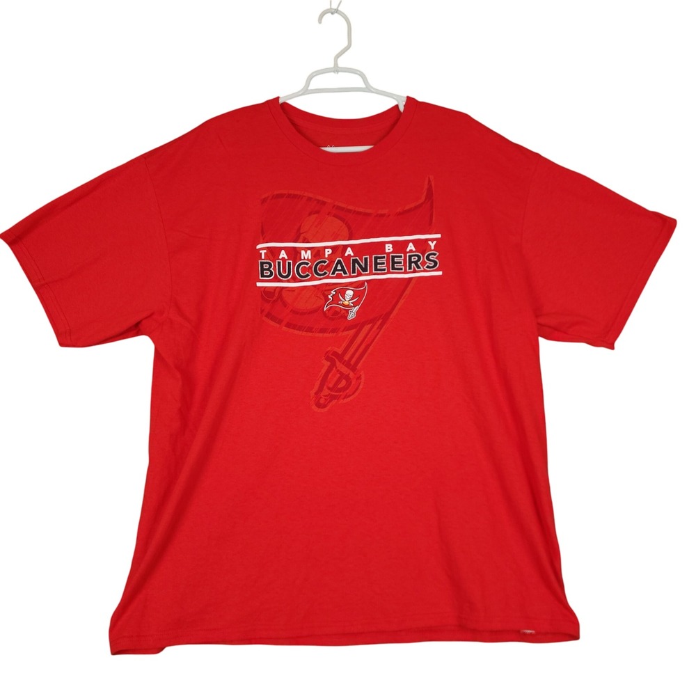 Tampa Bay Buccaneers 2017 Schedule T Shirt Majestic Red 2XL‎ NFL Football Tee